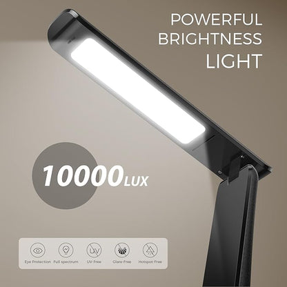 COTLIKE Light Therapy Lamp, 10000 LUX UV-Free LED Sunlight Light, Full Spectrum