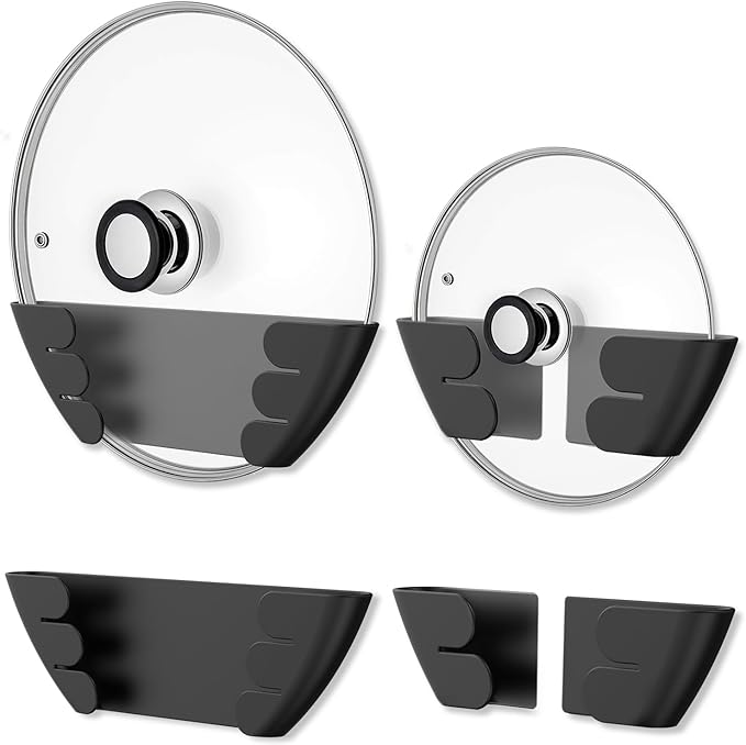 Universal Adjustable Pot Lid Holder Organizer