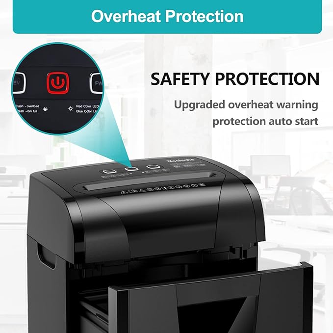Woolsche Paper Shredder, 18-Sheet Cross Cut
