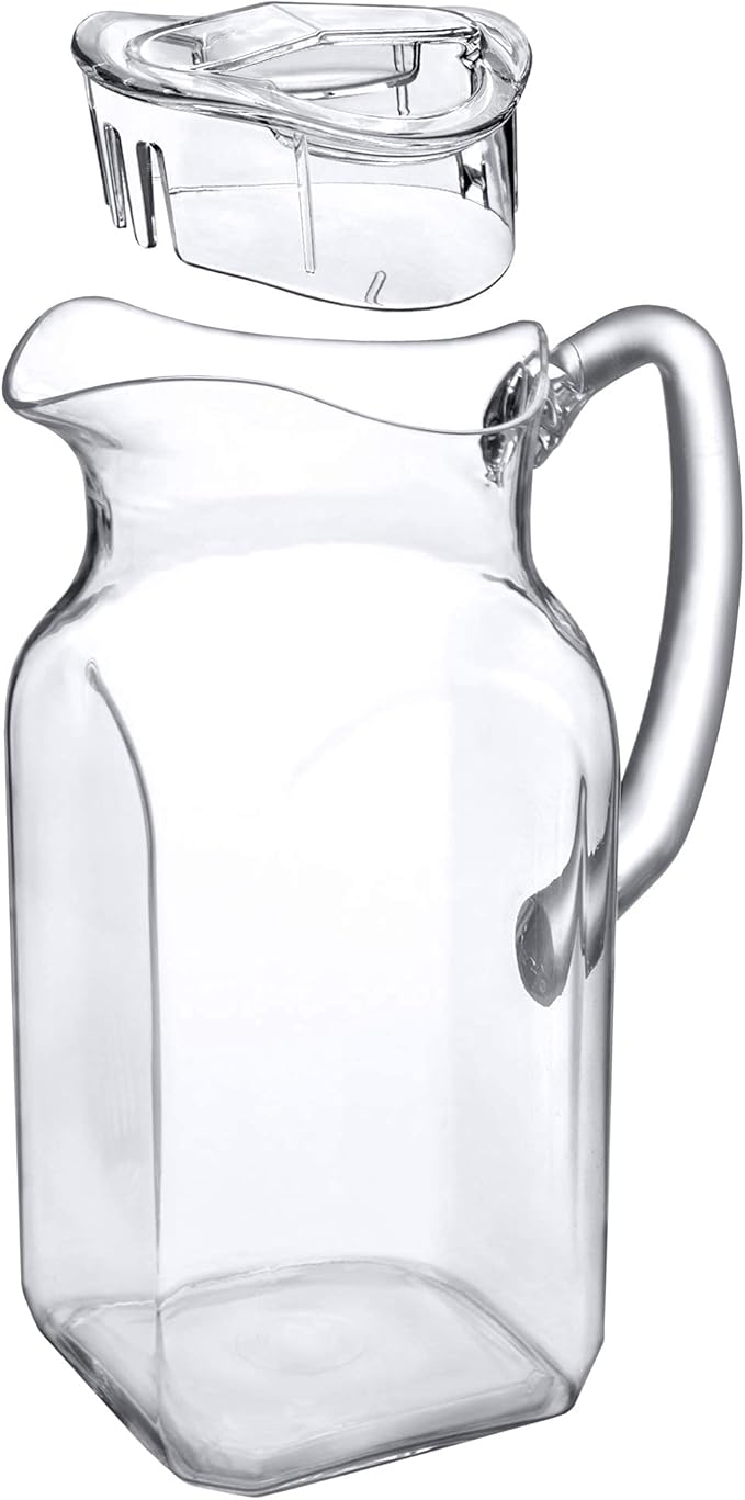 Amazing Abby - Quadly - Plastic Pitcher, Fridge Jug, Shatter-Proof, and More