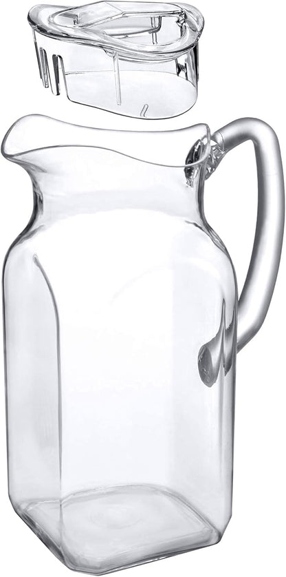 Amazing Abby - Quadly - Plastic Pitcher, Fridge Jug, Shatter-Proof, and More