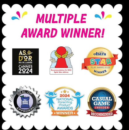 Happy Camper - Trio | Hottest New Family Game | Award-Winning | Game-of-The-Year | Perfect Stocking Stuffer | Great for Parties | 3-6 Players | Ages 8+
