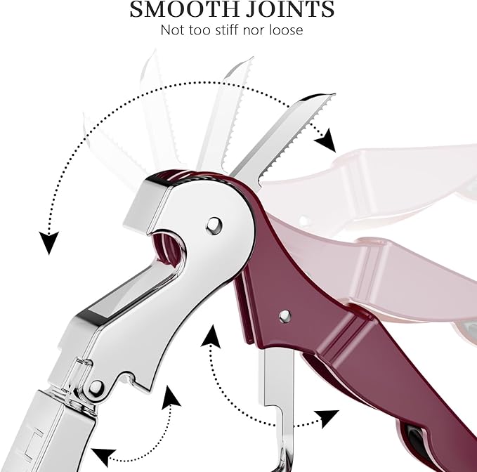 HYZ 2-Pack Wine Opener Waiter Corkscrew, Professional Wine Key