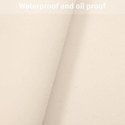 Leather Dresser Cover,1.8mm Thick,14x90 Inch,Dresser Protector Top,Dresser Top Protector,Dresser Cover Top,Dresser Top Cover,Dresser Cover Top for Bedroom.(Off White+Light Gray,14x90)