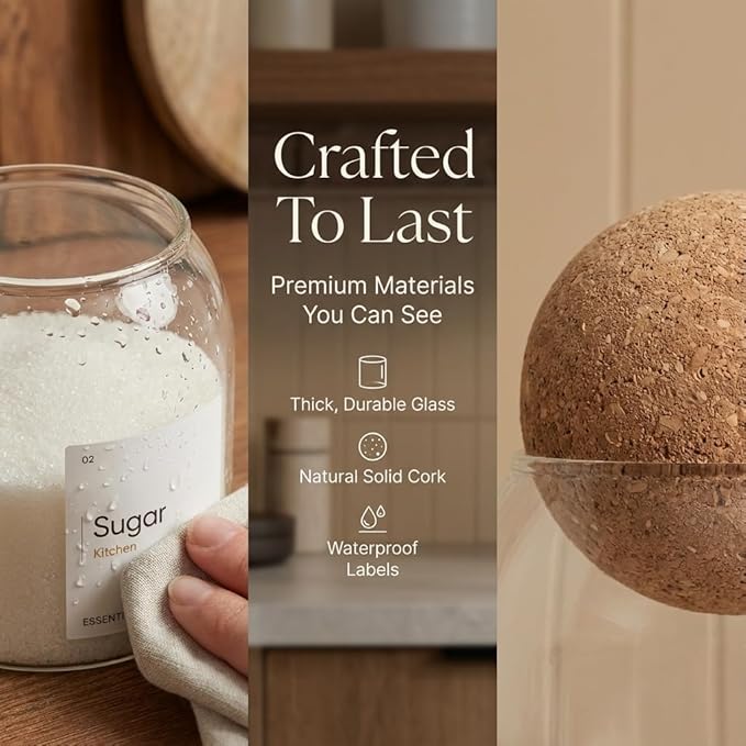 Coffee Tea Sugar Container Set