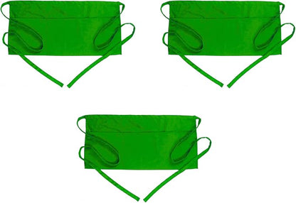 BOHARERS Waist Apron with 3 Pockets 3 Pack