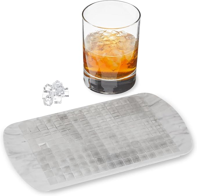 Host Mini Ice Cube Tray, Makes 160 Cubes, Durable Silicone Trays, Iced Coffee
