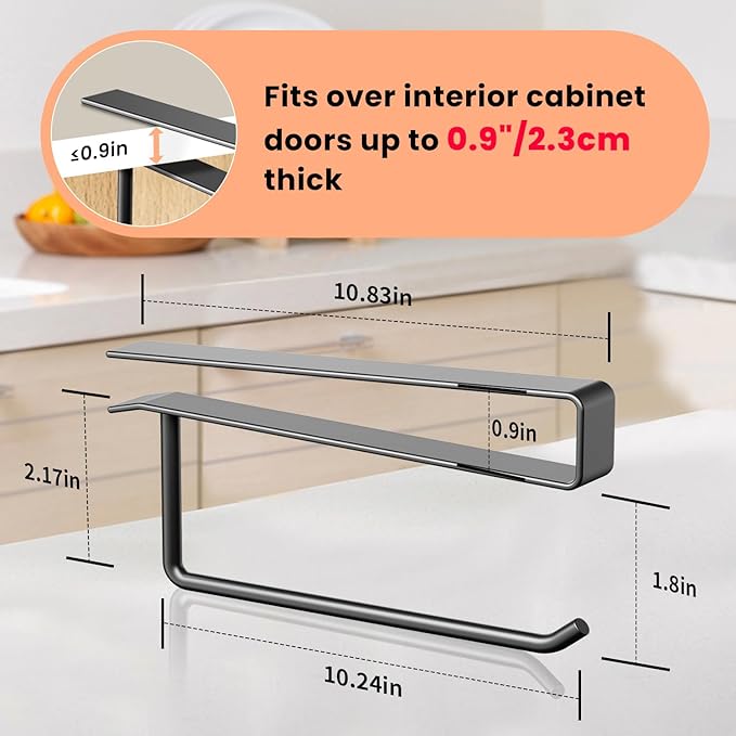 2 Pack Large Tumbler Lid Organizer, Under Cabinet Cup Lid Holder