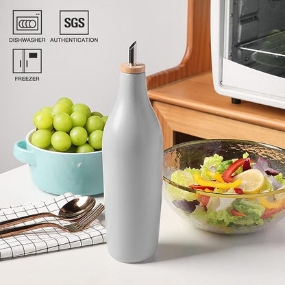 Sweejar Matte Ceramic Olive Oil Dispenser Bottle
