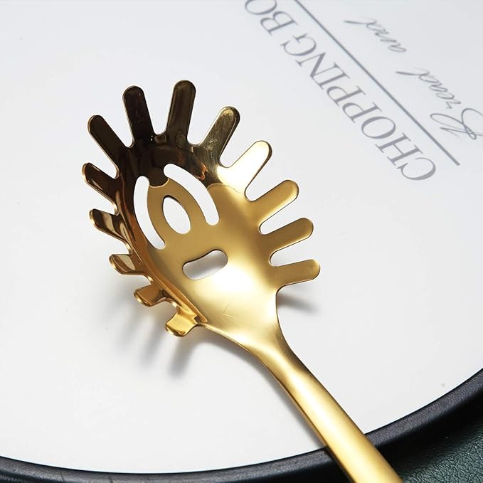 Gold Spaghetti Spoon, Berglander Pasta Server