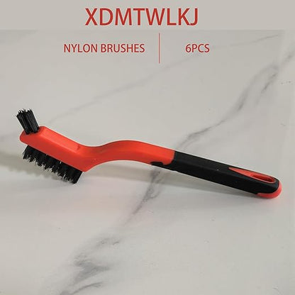 6-Pack Nylon Cleaning Brushes