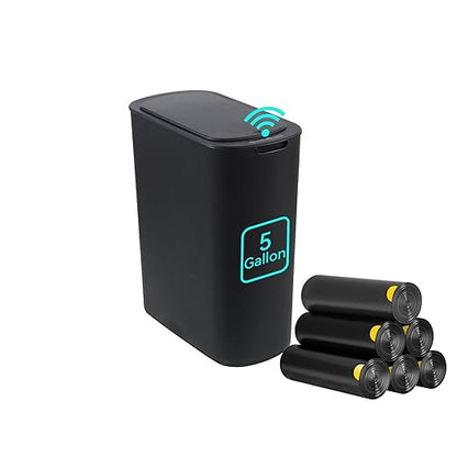 5 Gallon Motion Sensor Bathroom Trash Can Automatic Garbage Cans