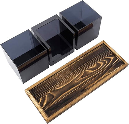 MyGift Coffee Organizer, Modern Acrylic Coffee and Tea Organizer