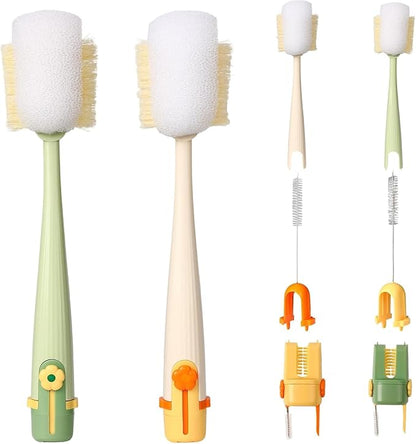 5-in-1 Bottle Cleaning Brush Set, Portable Brush Tools