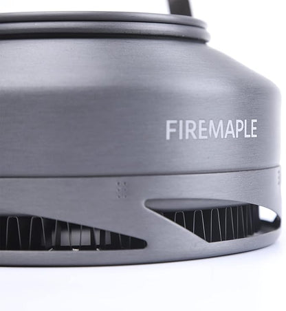 Fire-Maple XT1 0.8 Liter Camping Kettle | Portable Lightweight Aluminum Teapot | Heat Exchanger Pot