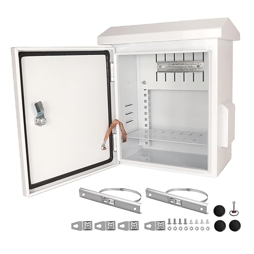 Outdoor Electrical Box 16'' x 12'' x 8'' One-Piece Ventilation Design