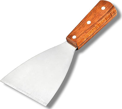 Griddle Scraper, Heavy Duty Stainless Steel Grill Scraper