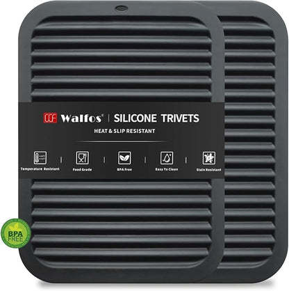 Walfos Silicone Trivets for Hot Pots and Pans