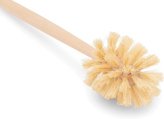 Fox Run Kitchen Brush, Natural Horsehair Fiber Bottle and Tumbler Brush