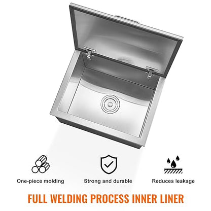 VEVOR Drop in Ice Chest, Commercial Ice Bin