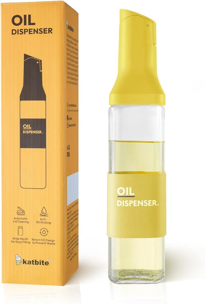 katbite 16oz Glass Olive Oil Dispenser Bottle