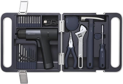 HOTO Cordless Brushless Drill Tool Set, Variable Speed, Hidden Buckle, Unique