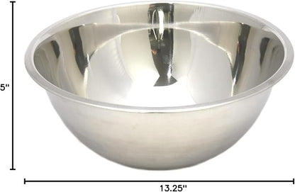 Chef Craft Brushed Mixing Bowl, Stainless Steel