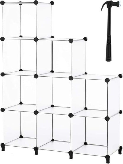 HOMIDEC Closet Organizers and Storage, 9 Cube Storage Organizer, Portable