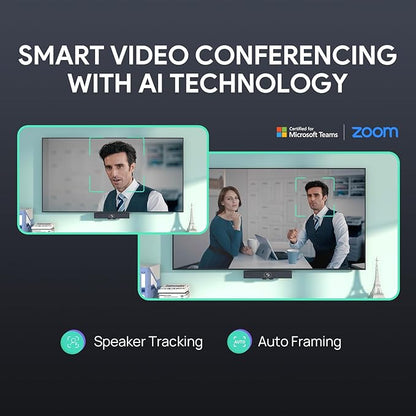 Yealink Video Conference Camera, 4K Webcam, 120° Ai Auto Framing, 8 Microphone