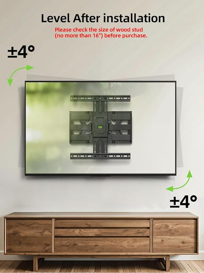 USX MOUNT Ultra Slim TV Wall Mount 37-75 Inch TVs Mount