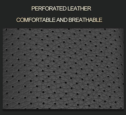 EKR Rav4 Seat Covers Custom Fit for Toyota Rav4 2016 2017 2018(Hybrid) LE,SE,XLE,Limited, Leather Car Seat Cover Full Set for SUV,Faux Leather(Black/Gray)