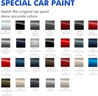 GXG/WA121V Iridium Touch Up Paint Compatible With GMC, DIY Car Paint Scratch Repair Kit, Automotive Paints, Quick & Easy Fix Scratch Repair for Sierra/Yukon/Acadia/Terrain
