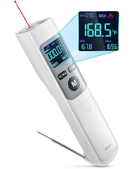 ERICKHILL Infrared Thermometer Gun, Heat Temp Temperature Gun