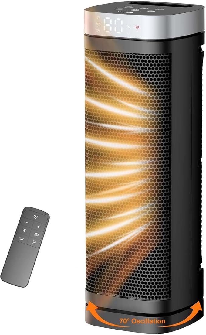 Space Heater, WINHL 17 Inches Electric Heaters