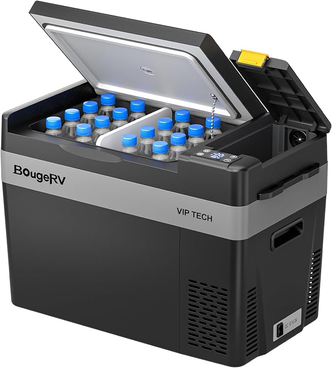 BougeRV 12V 30 Quart Refrigerator, CRPRO VIP, Compressor Electric Cooler