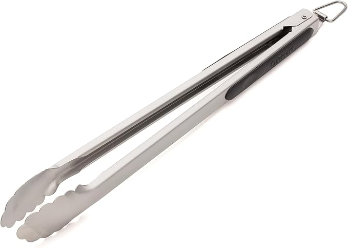 Cuisinart Locking Grill Tongs, 16” Stainless Steel BBQ Tongs – Heavy‑Duty