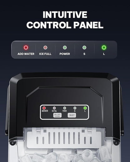 Silonn Countertop Ice Maker, Portable Bullet Ice Machine