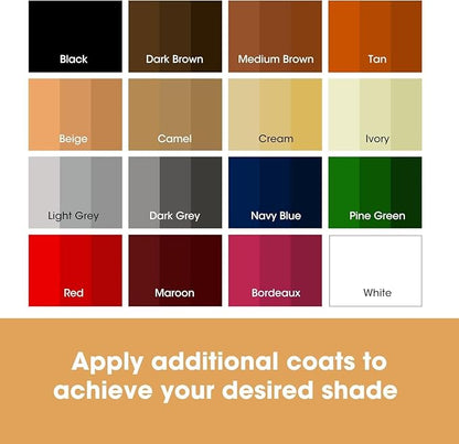 Furniture Clinic The Original Leather Recoloring Balm | Maroon Leather Dye | Repair Scratched, Faded, & Worn Leather | Restore Your Leather Couches, Sofas, Car Seats, and Furniture|250 ml / 8.5 fl oz