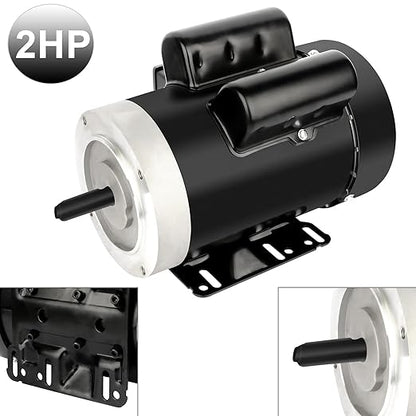 2HP Electric Motor 3450 RPM General Purpose Single Phase Motor 56C Frame