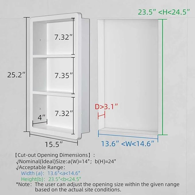 Recessed Medicine Cabinet No Mirror