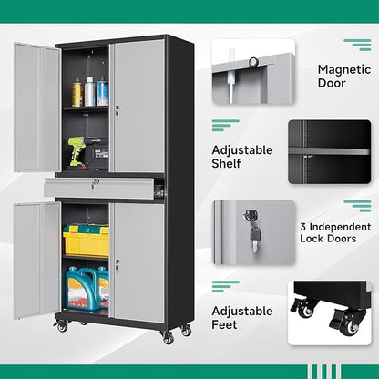 Letaya Metal Garage Storage Cabinet