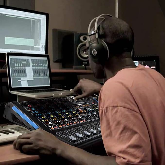 Pyle 6-Channel Bluetooth Studio Audio Mixer