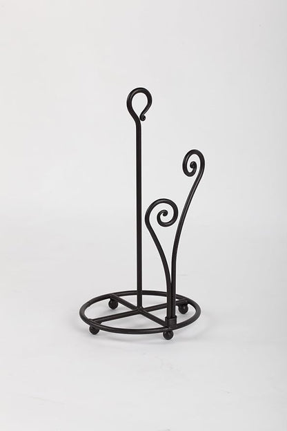 RTZEN Matte Black Paper Towel Holder Countertop
