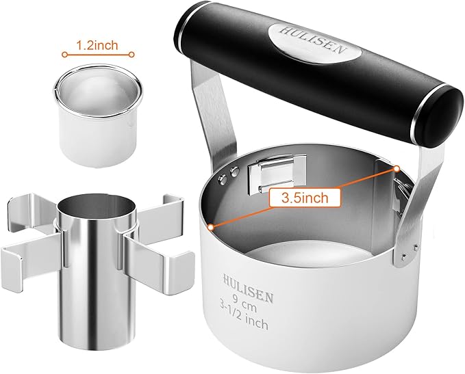 HULISEN Donut Cutter with Removable Center, 3.5" Stainless Steel Doughnut