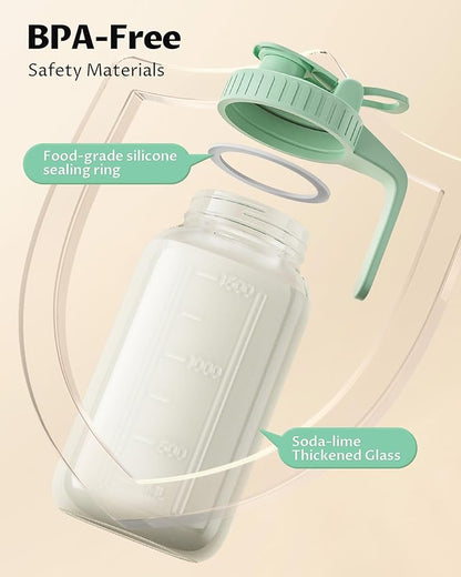 64oz Glass Breast Milk Pitcher