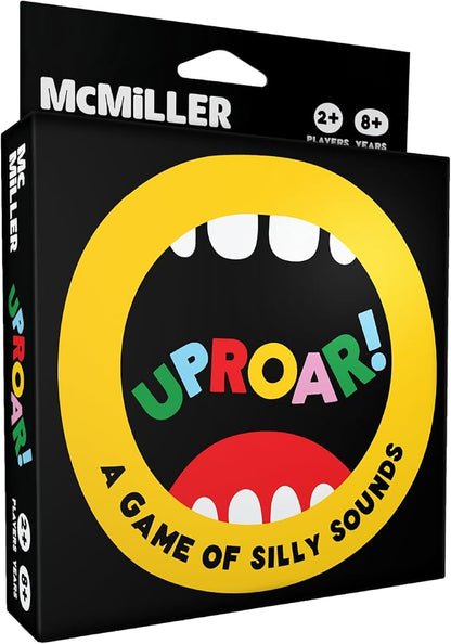 UPROAR! Family Sound-Matching Card Game – Hilarious Fast Game for Kids 7+, Parents & Teens | Easy to Learn, 2–6 Players, 10–20 Min | Travel-Size | Great for Family Game Night & Stocking Stuffers
