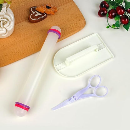 ScivoKaval Marshmallow Fondant Cake Decorating Hand Tool 12 Pcs 5 Sets