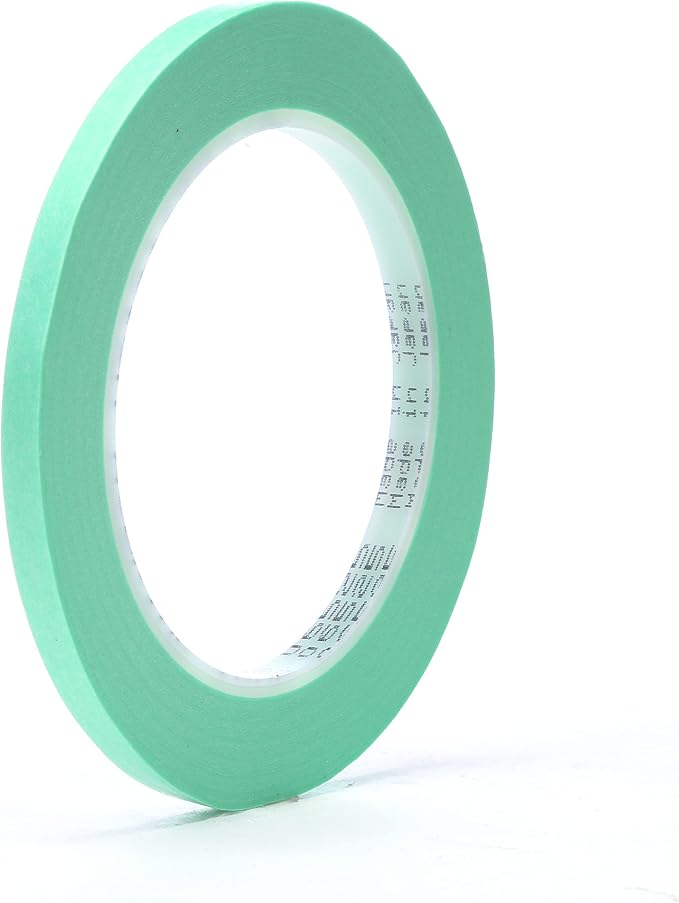 3M Precision Masking Tape, 06525, 1/4" x 60 yds (Pack of 2)