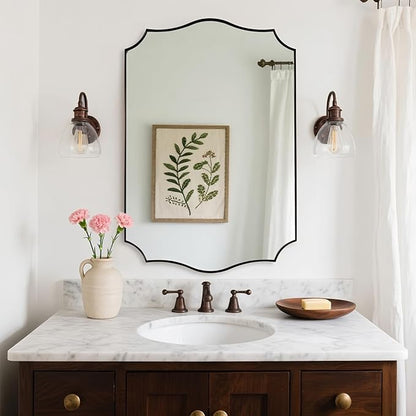 ANDY STAR Brushed Bronze Mirror, Bathroom Mirror