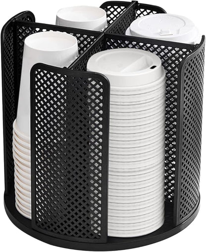 Cup and Lid Organizer Cup Dispenser Coffee Cup Organizer Paper Cup Holder